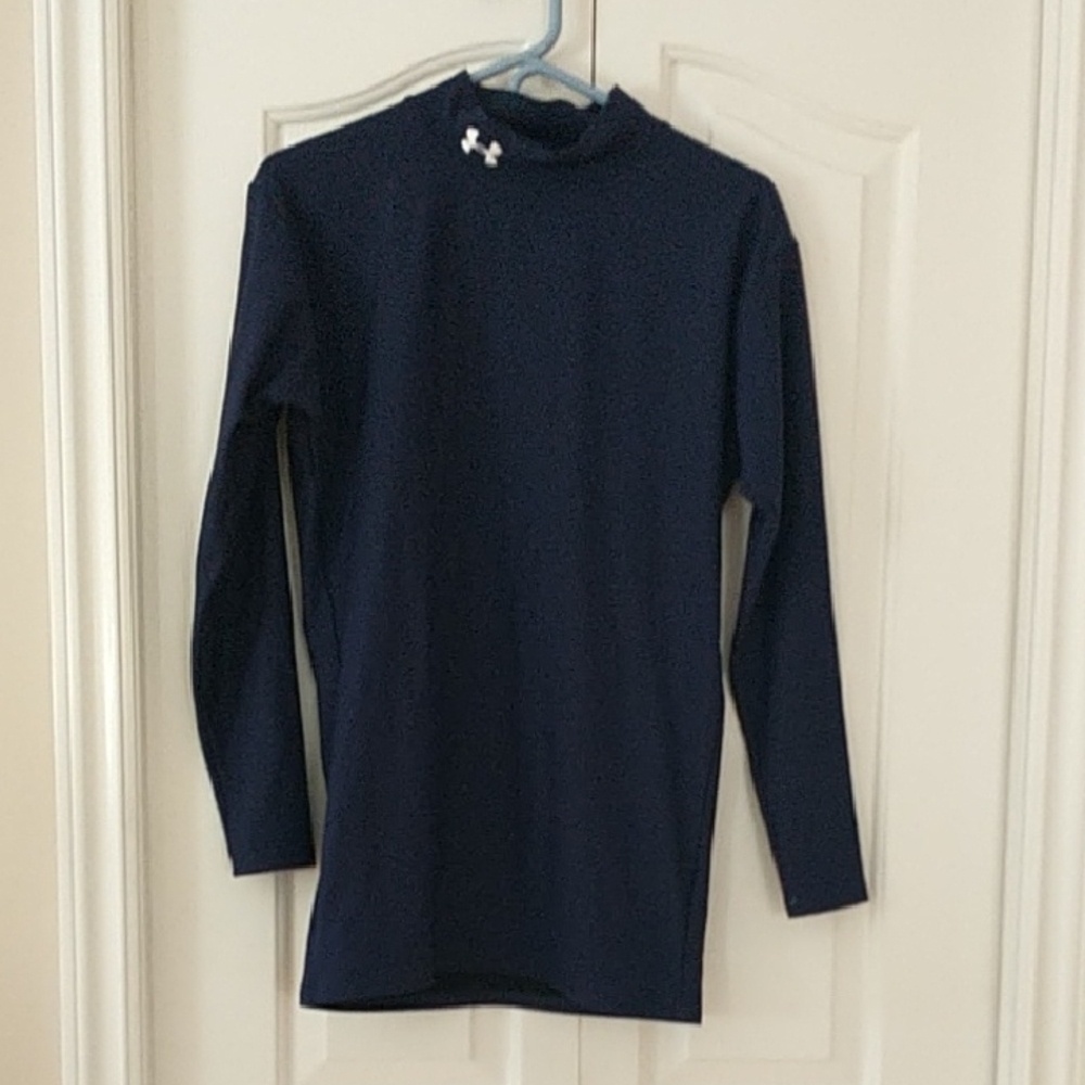 Ladies Under Armour Navy Long Sleeve Shirt Size XL